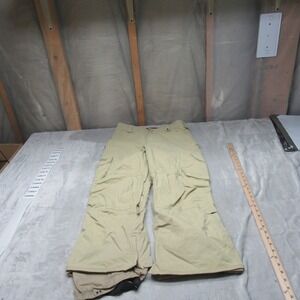 Burton Poacher Snow Pants Mens XS Biege Cargo Win Rain Relaxed Fit Outdoor 32x27